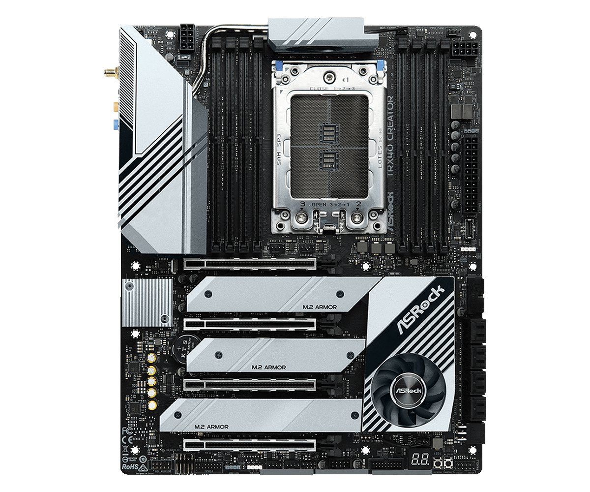 ASRock TRX40 Creator top