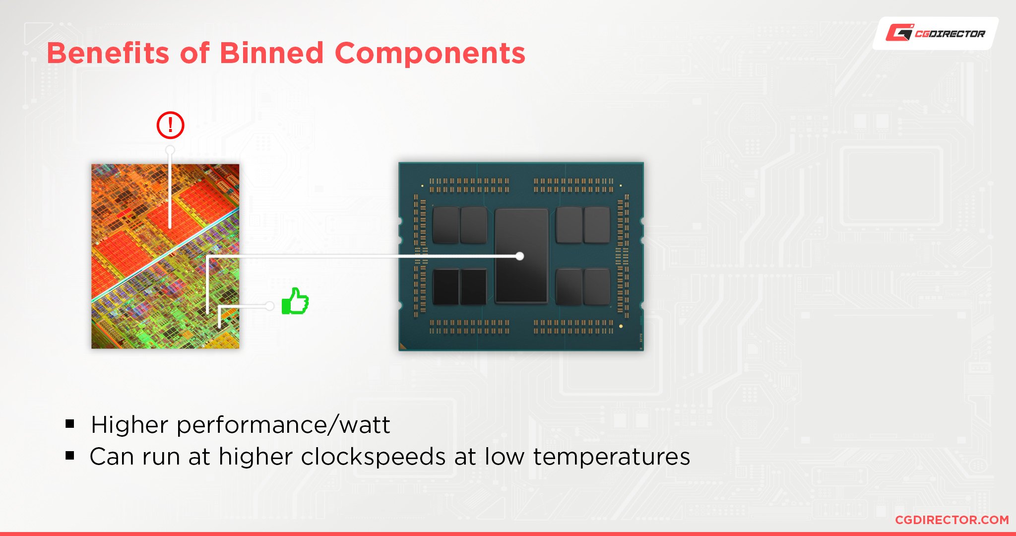 Benefits of Binned Components