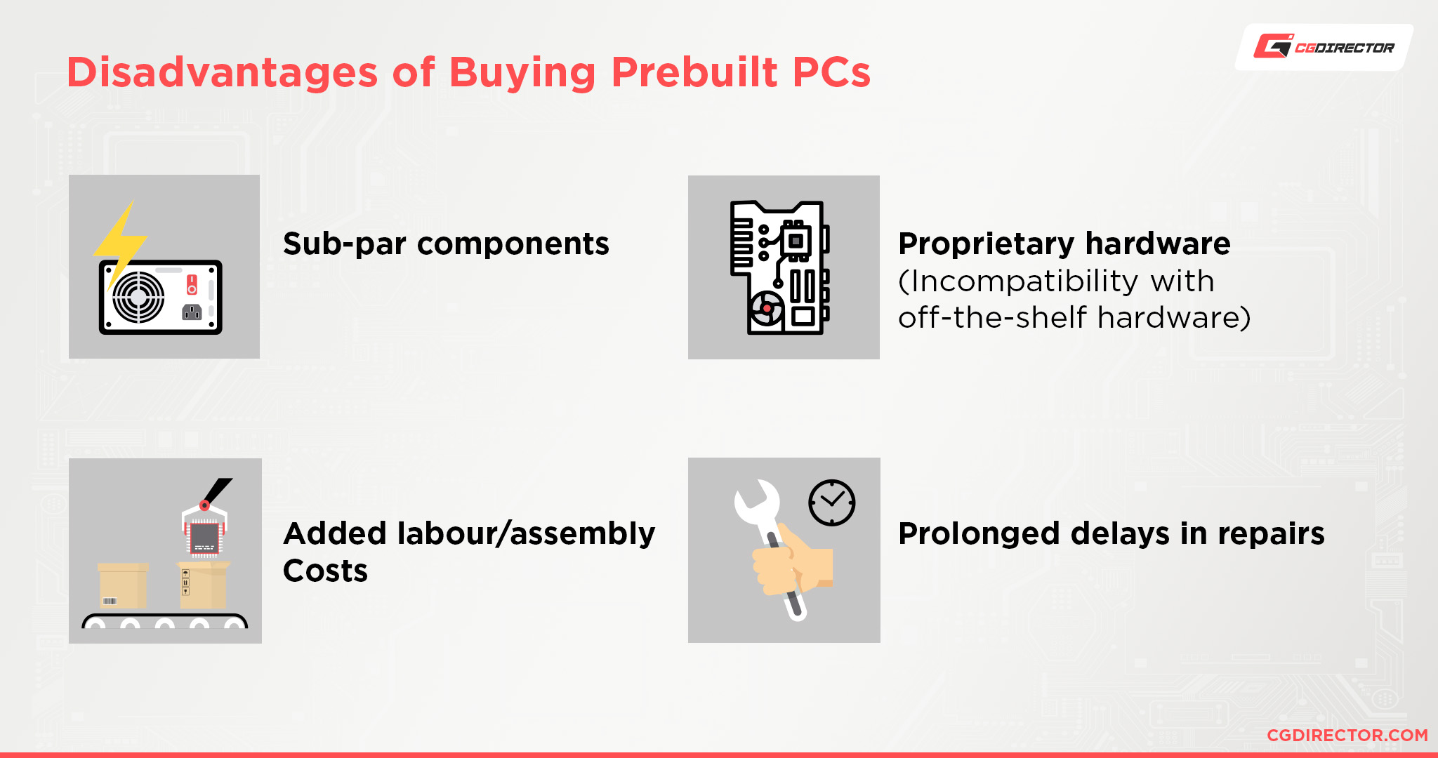 Disadvantages of Buying Prebuilt PCs