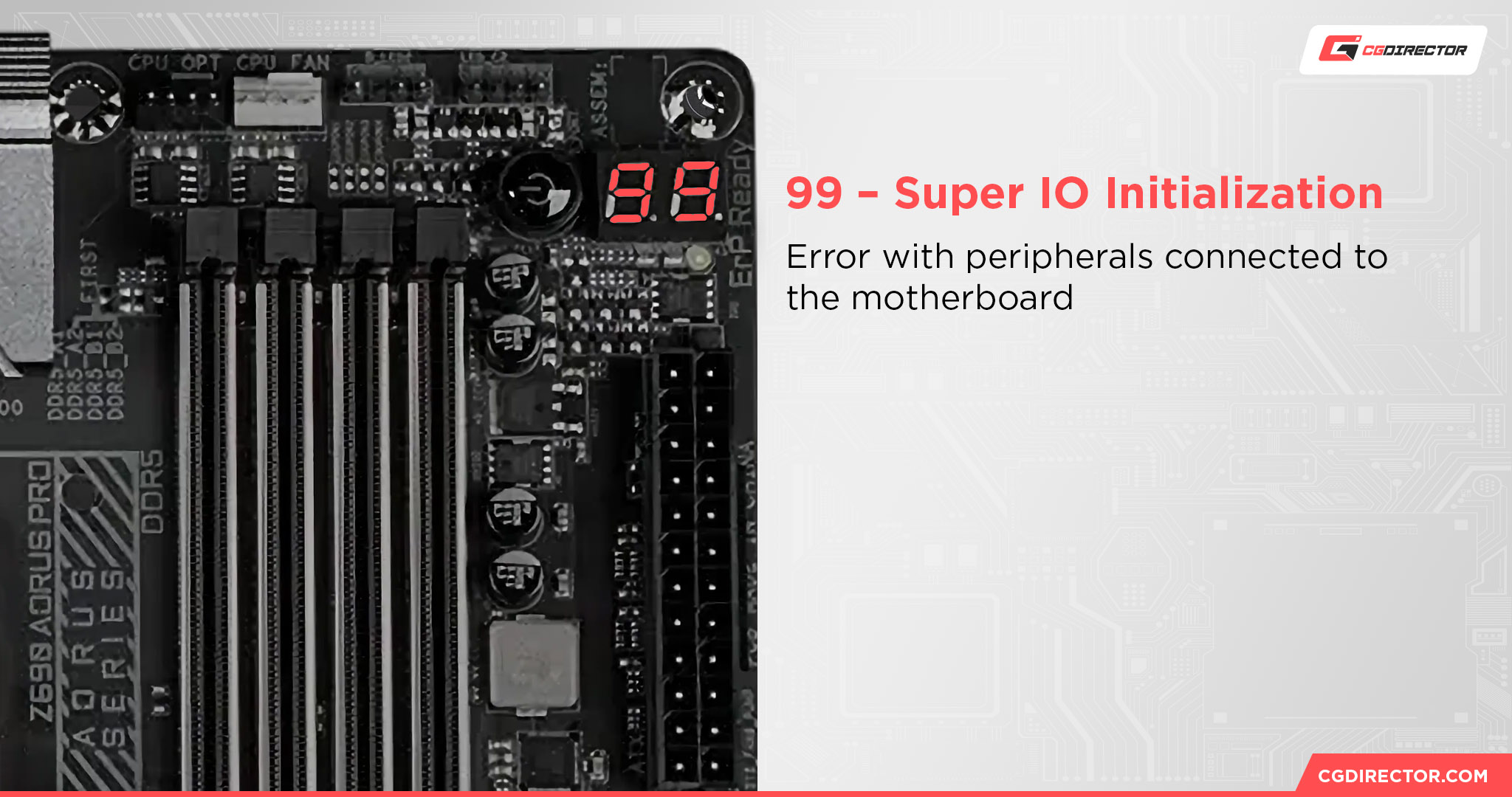 Gigabyte LED 99 – Super IO Initialization