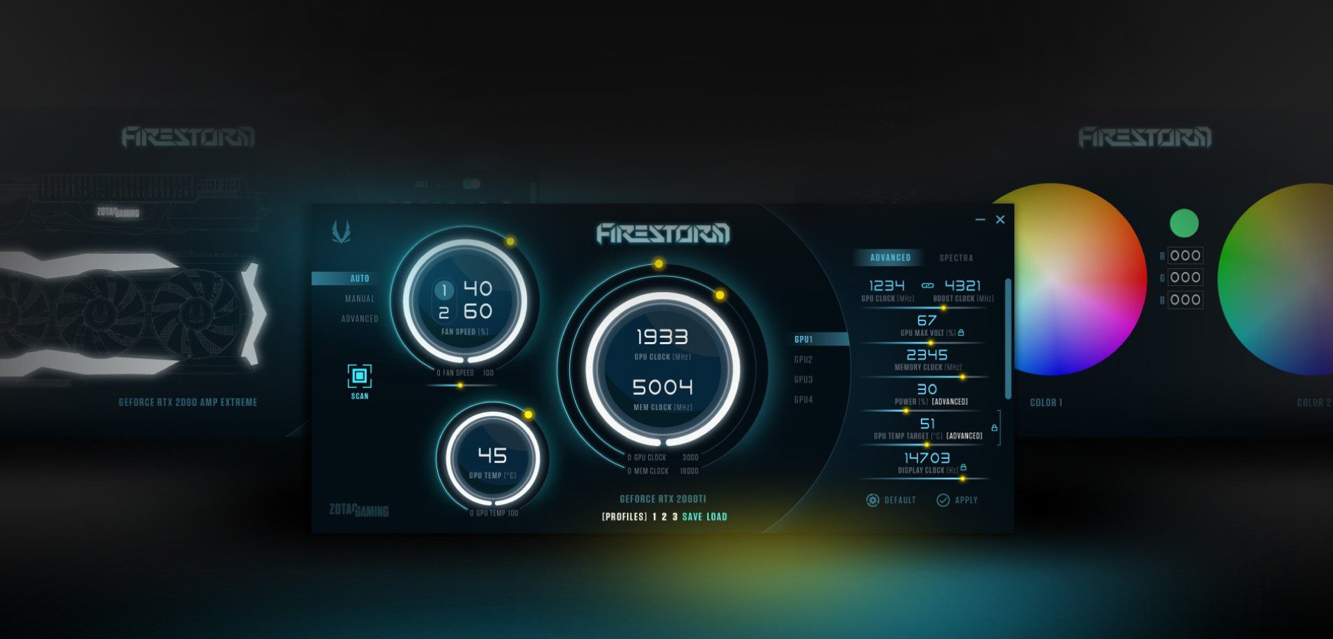 Zotac Firestorm GPU software