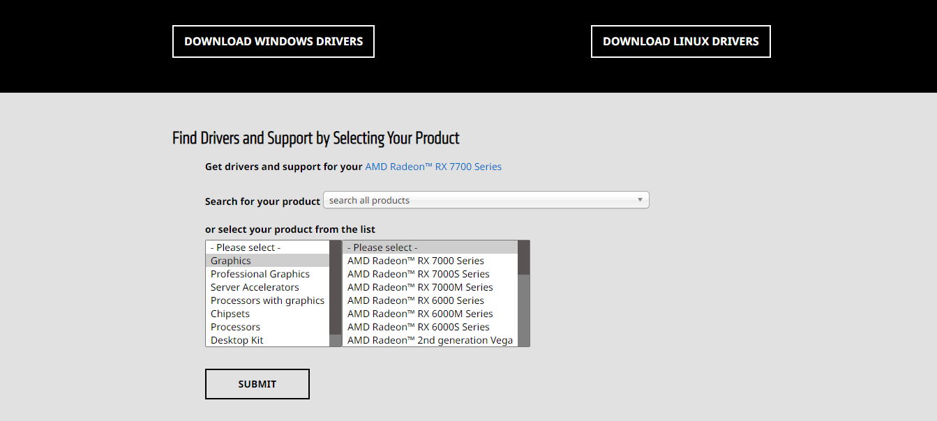 AMD Driver Version Finder