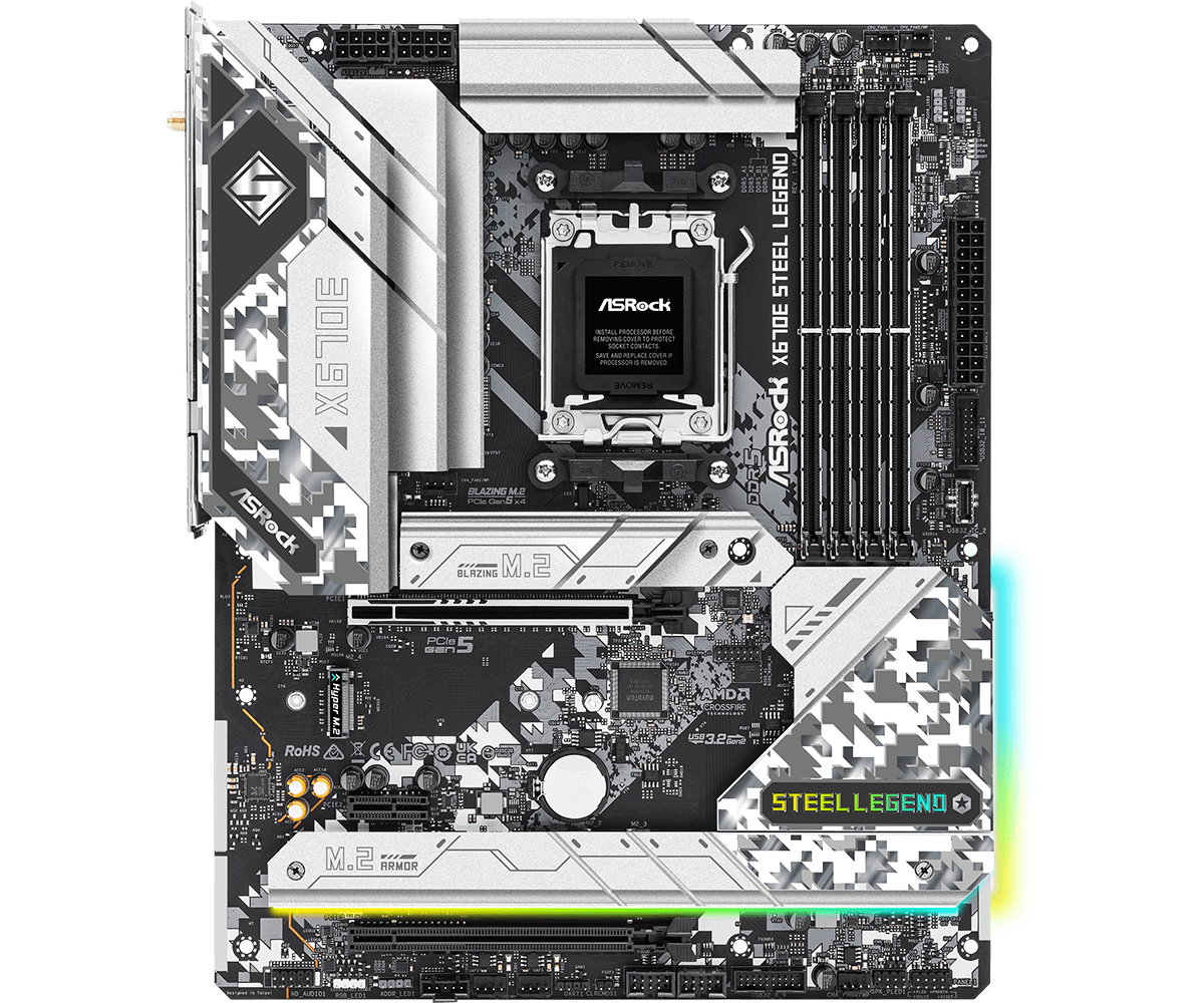 ASRock X670E Steel Legend ATX Motherboard Hero