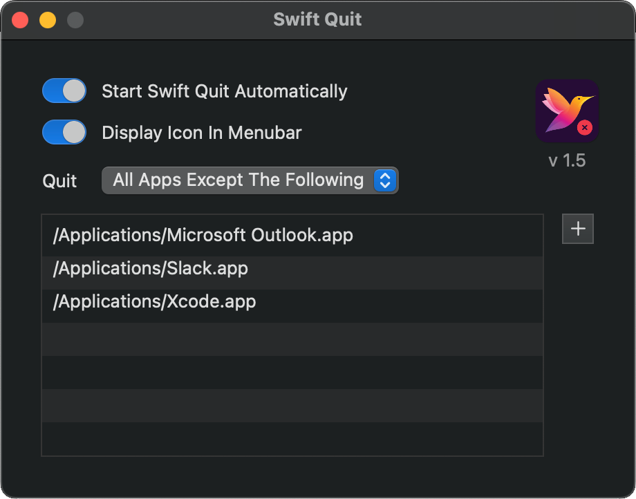 Swift Quit