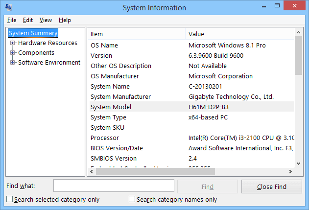 What Motherboard do I have? Info in System Information