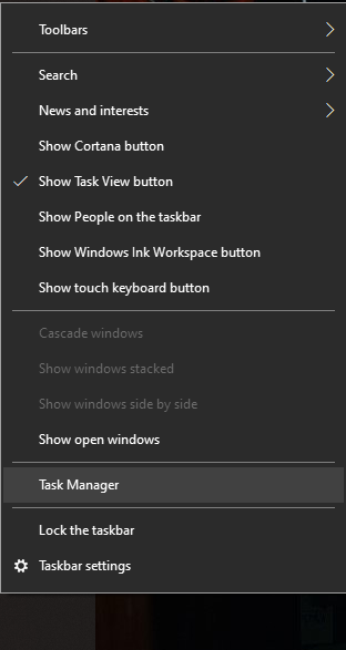 Windows Task Manager