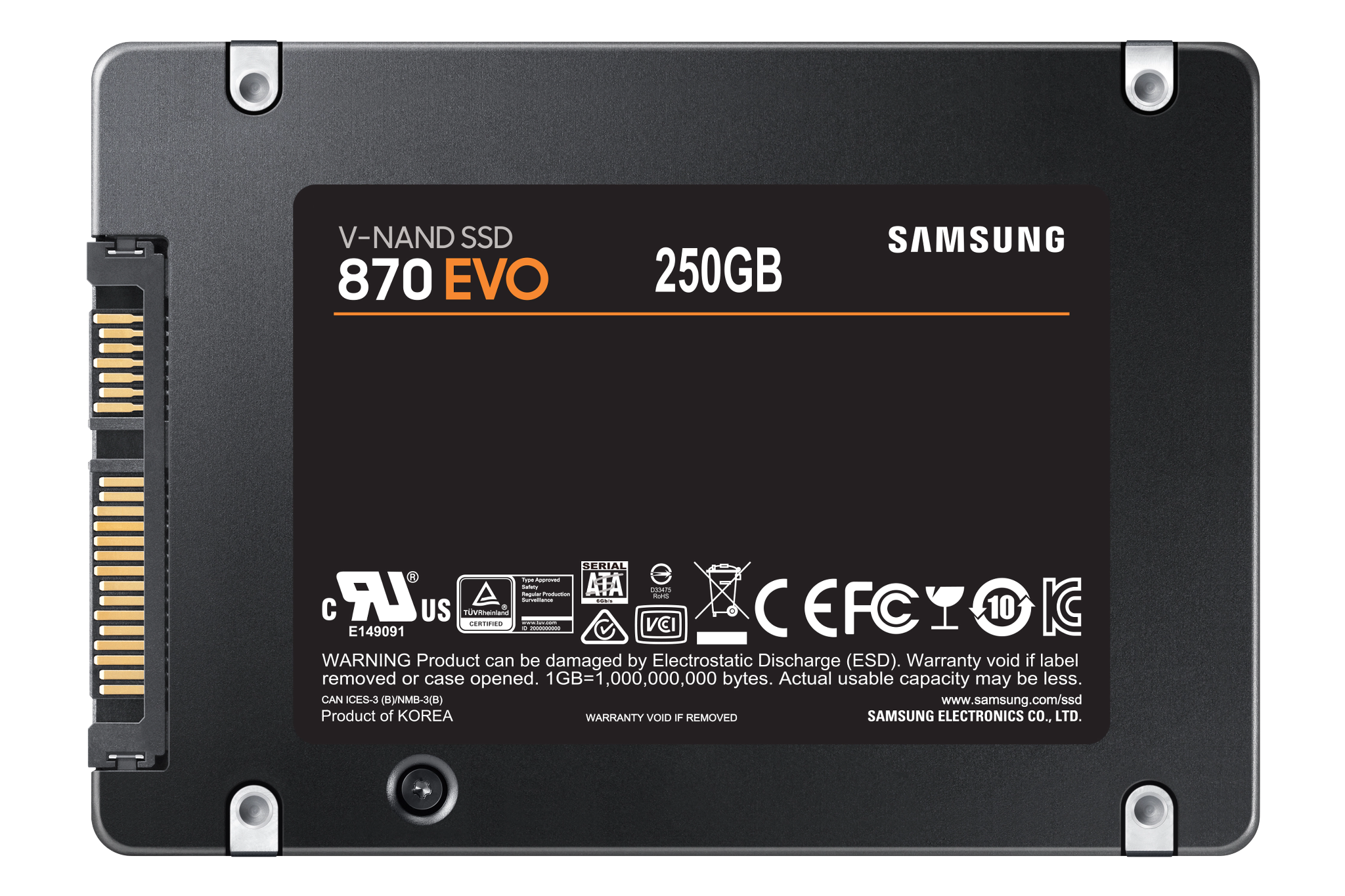 Samsung - A 2.5" SSD sporting a SATA interface.